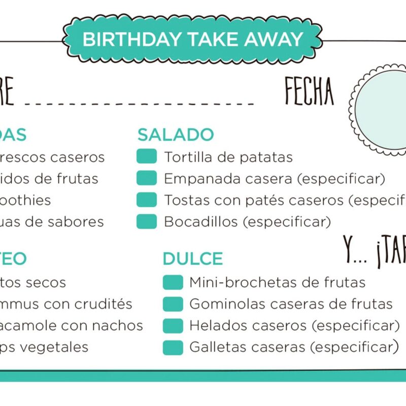 Birthday Take Away