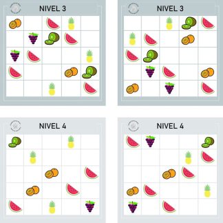 Sudoku frutas tablero 2